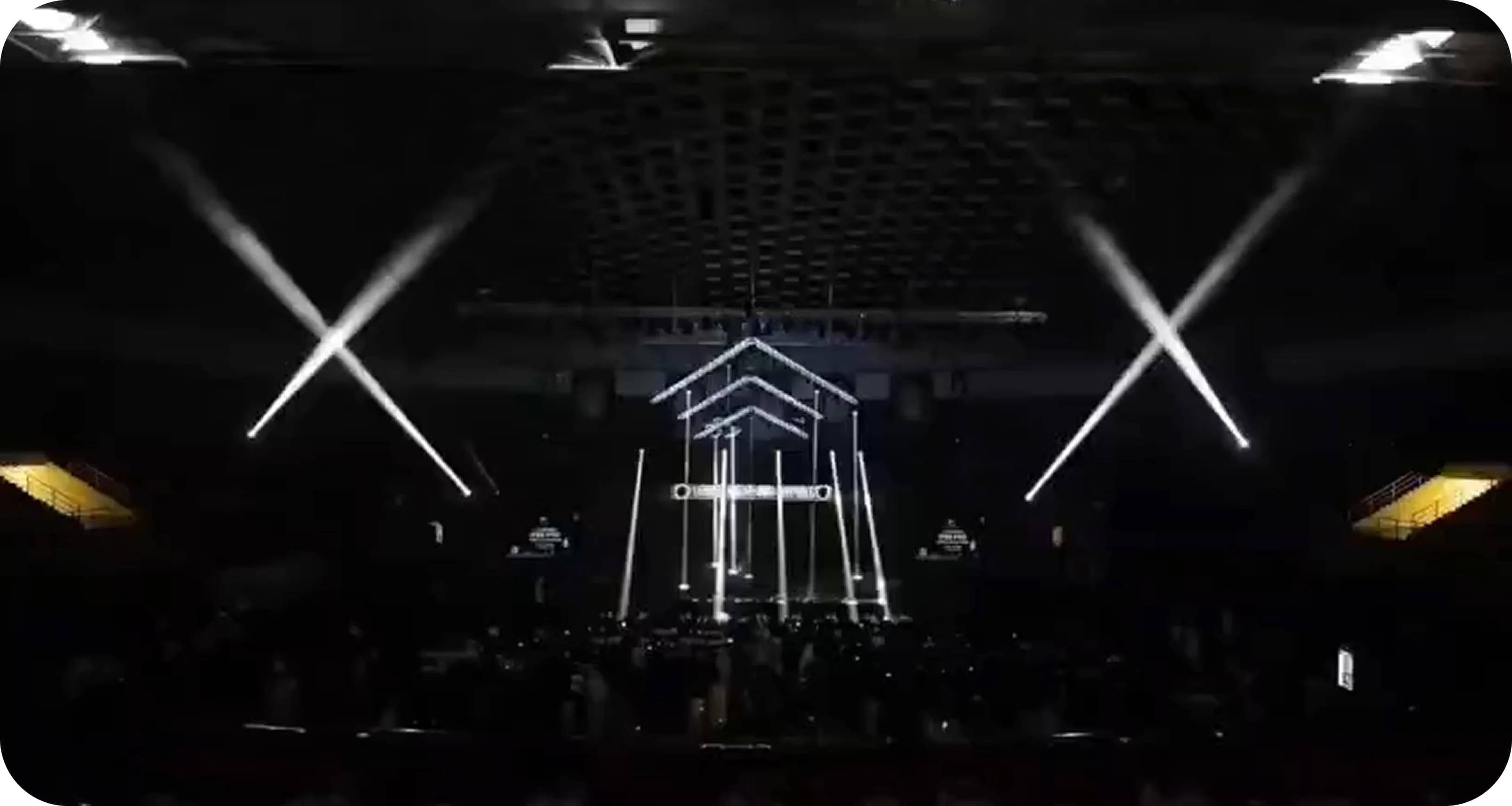 Professional AV Hall installation by Delcia